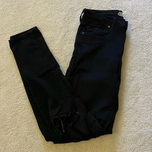 Topshop Leigh Ripped Skinny Jeans